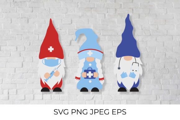 Medical Gnomes: Funny Nurse and Doctors Graphics