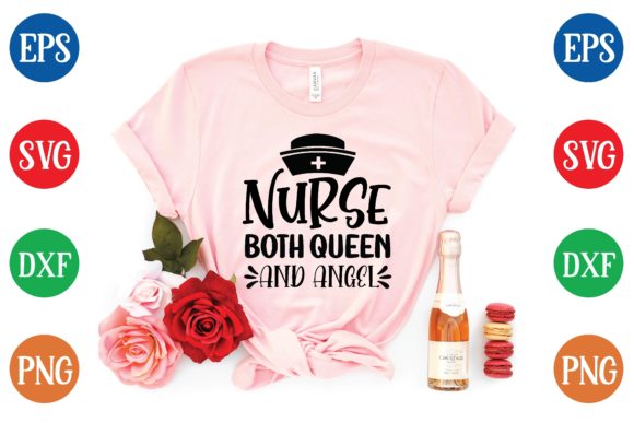 Nurse Both Queen and Angel Svg Graphics