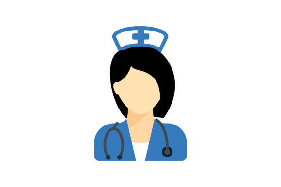 Nurse Icon - Simple Editable Vector