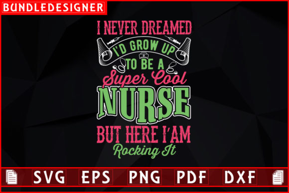 Nurse T-shirt Design Sublimation Svg