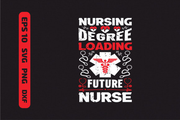 Nurse Typographic T Shirt Design Svg Graphics
