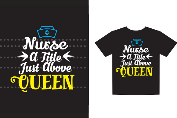 Nurse Typography T-shirt Design SVG